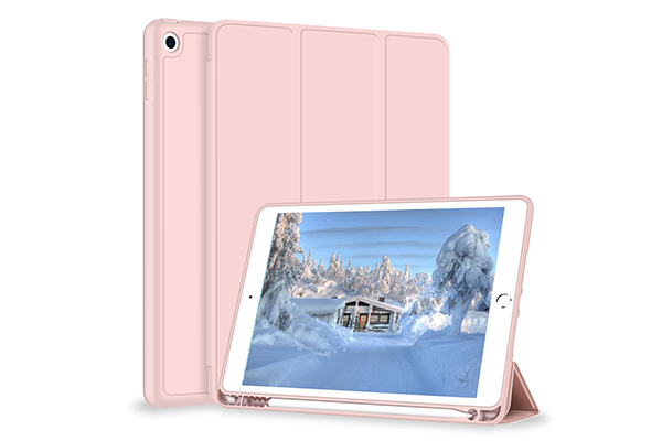 Soft silicone back shell iPad case